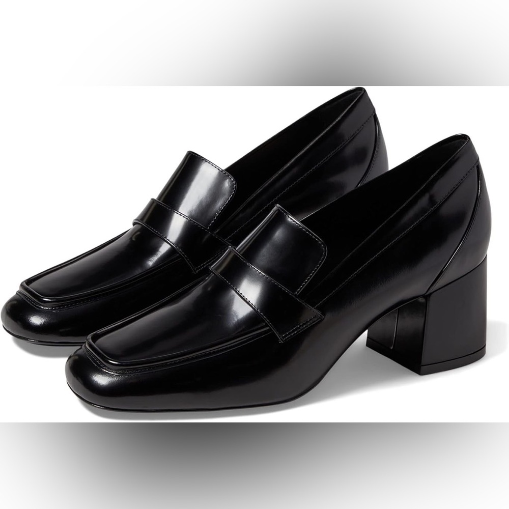 STUART WEITZMAN Black Loafers 7.5 NEW with TAGS Sleek 60